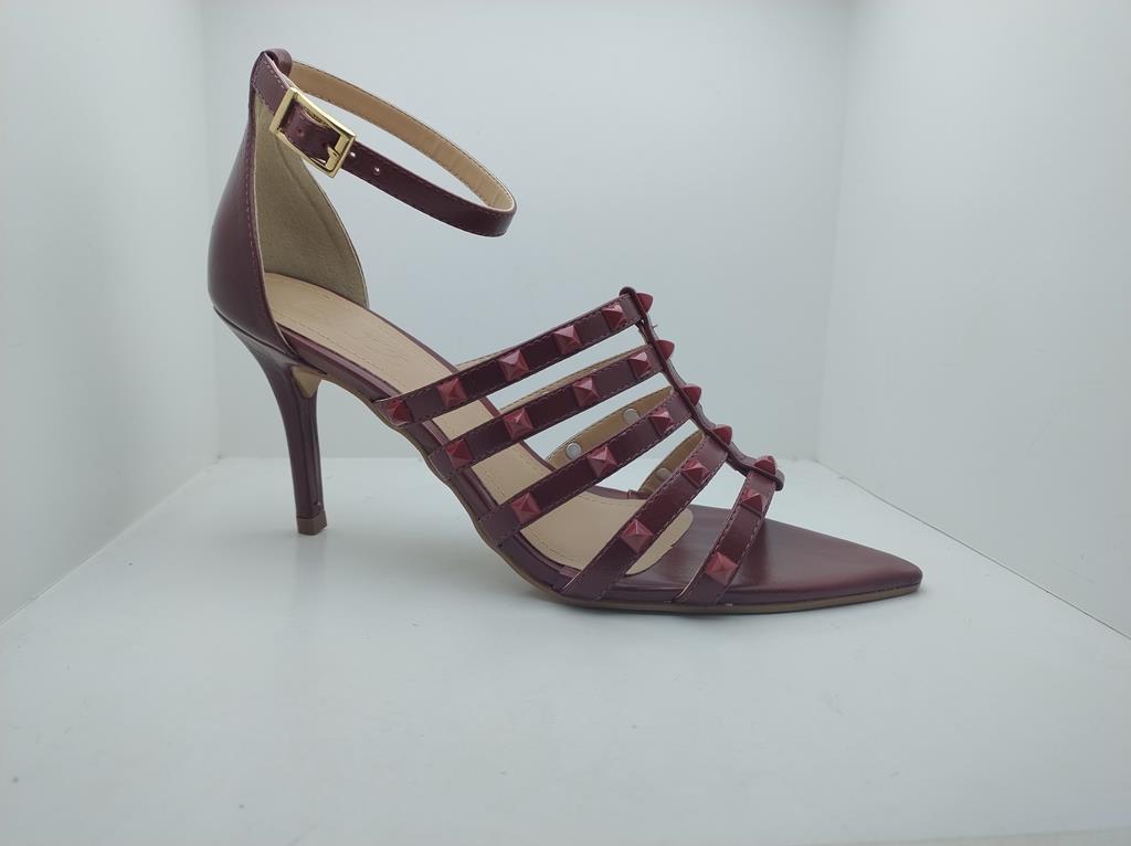 Sandalia salto Bico Fino - Scarlet